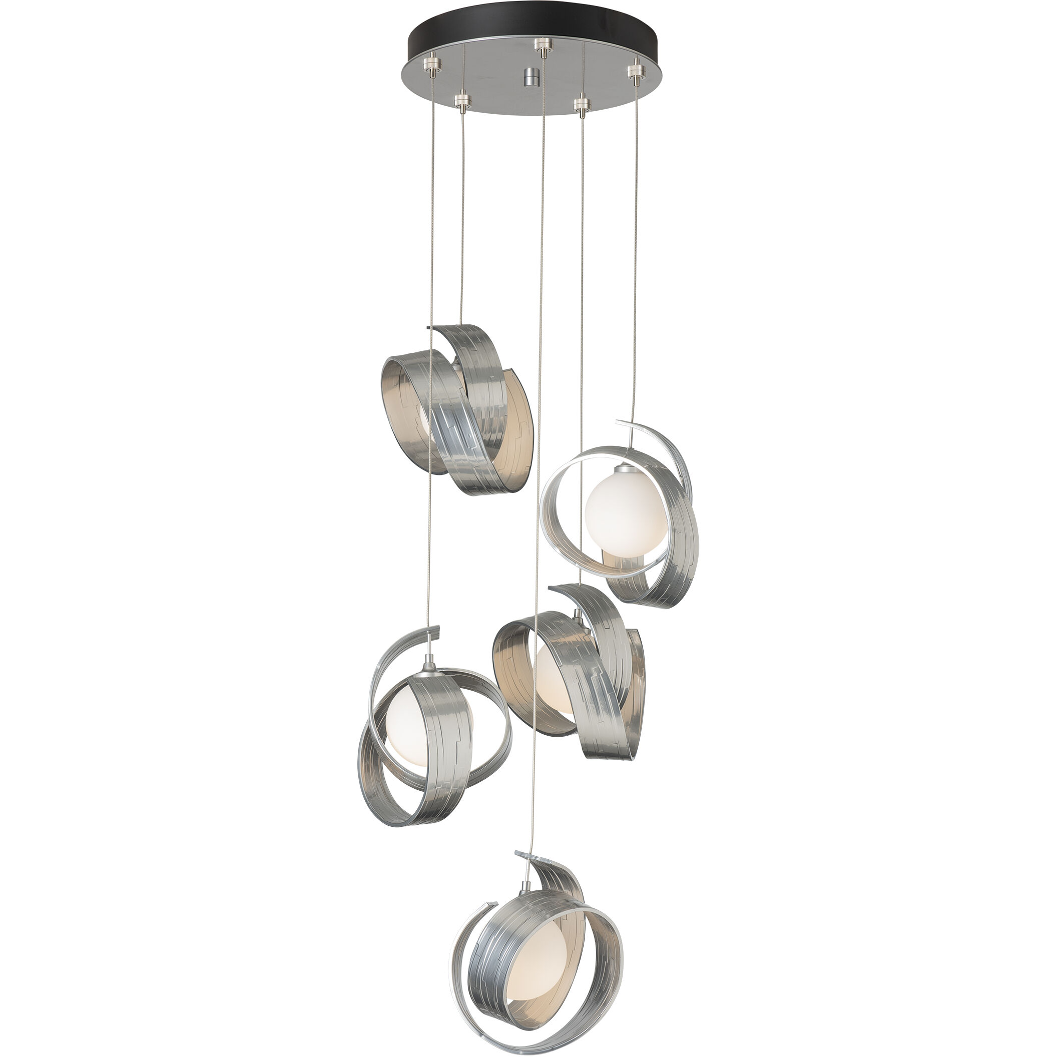 Riza 5 Light 19.1 inch Sterling Pendant Ceiling Light