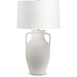 Delilah 31 inch 150.00 watt White Table Lamp Portable Light