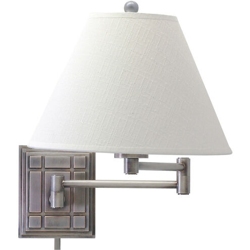 Decorative Wall Swing 1 Light 11 inch Antique Silver Wall Lamp Wall Light