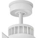 Draftsman 60 inch Matte White Fan