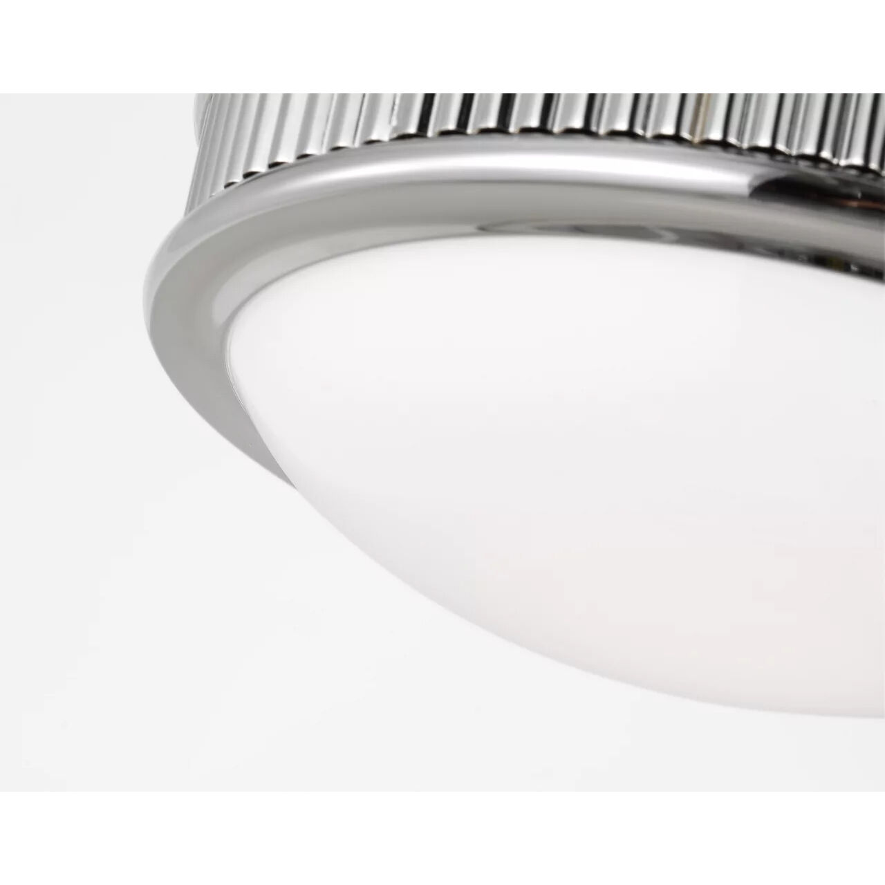 Paloma Contreras Ritz 8 inch Polished Nickel Flush Mount Ceiling Light