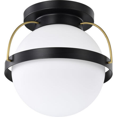 Lakeshore 1 Light 13 inch Matte Black Flush Mount Ceiling Light