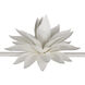 Sisalana 50.25 inch Yeso Blanco and Mirror Console Table, Marjorie Skouras Collection