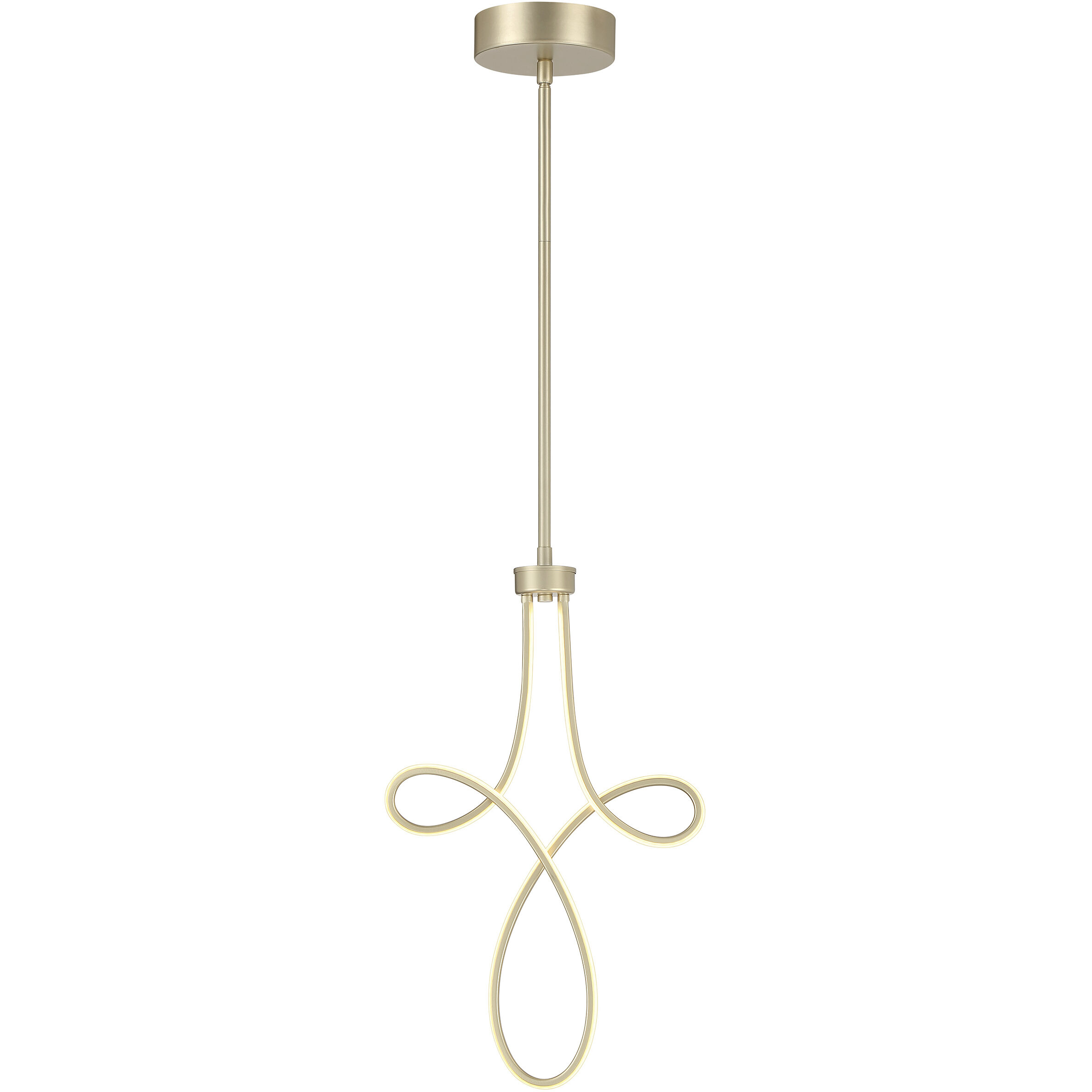 Astor LED 12 inch Soft Gold Mini Pendant Ceiling Light