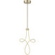 Astor LED 12 inch Soft Gold Mini Pendant Ceiling Light