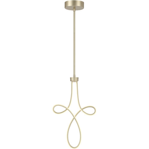 Astor LED 12 inch Soft Gold Mini Pendant Ceiling Light