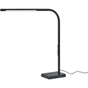 Cullen 24 inch 9.00 watt Black LED Desk Lamp Portable Light, with Smart Switch