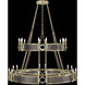 Mirage 24 Light 50 inch Gold Chandelier Ceiling Light
