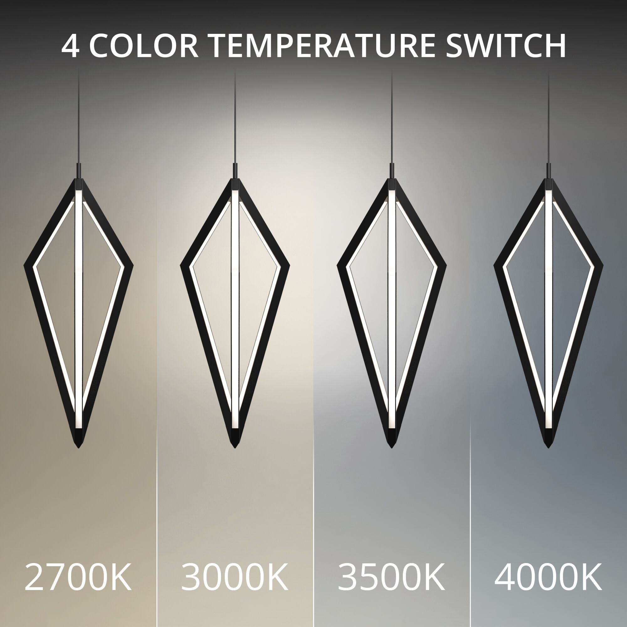 Tribeca LED 9 inch Black Pendant Ceiling Light in 2700K, dweLED