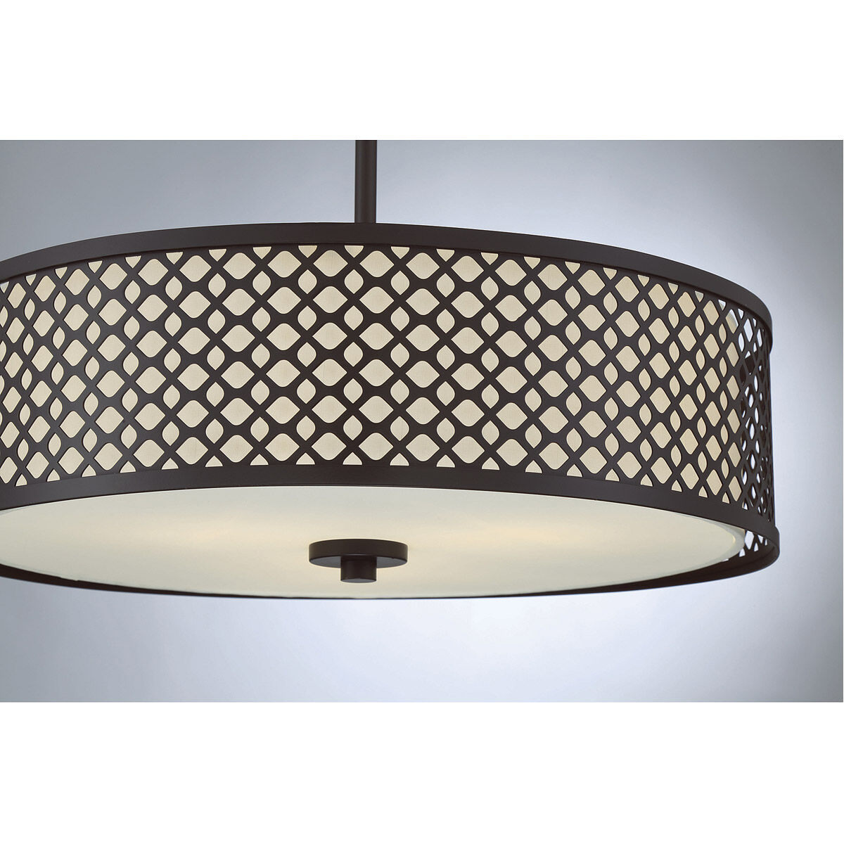 Modern 3 Light 18 inch Oil Rubbed Bronze Pendant Ceiling Light