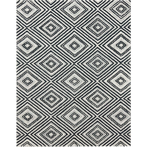 Vani 158 X 118 inch Black/White Rug in 10 x 13
