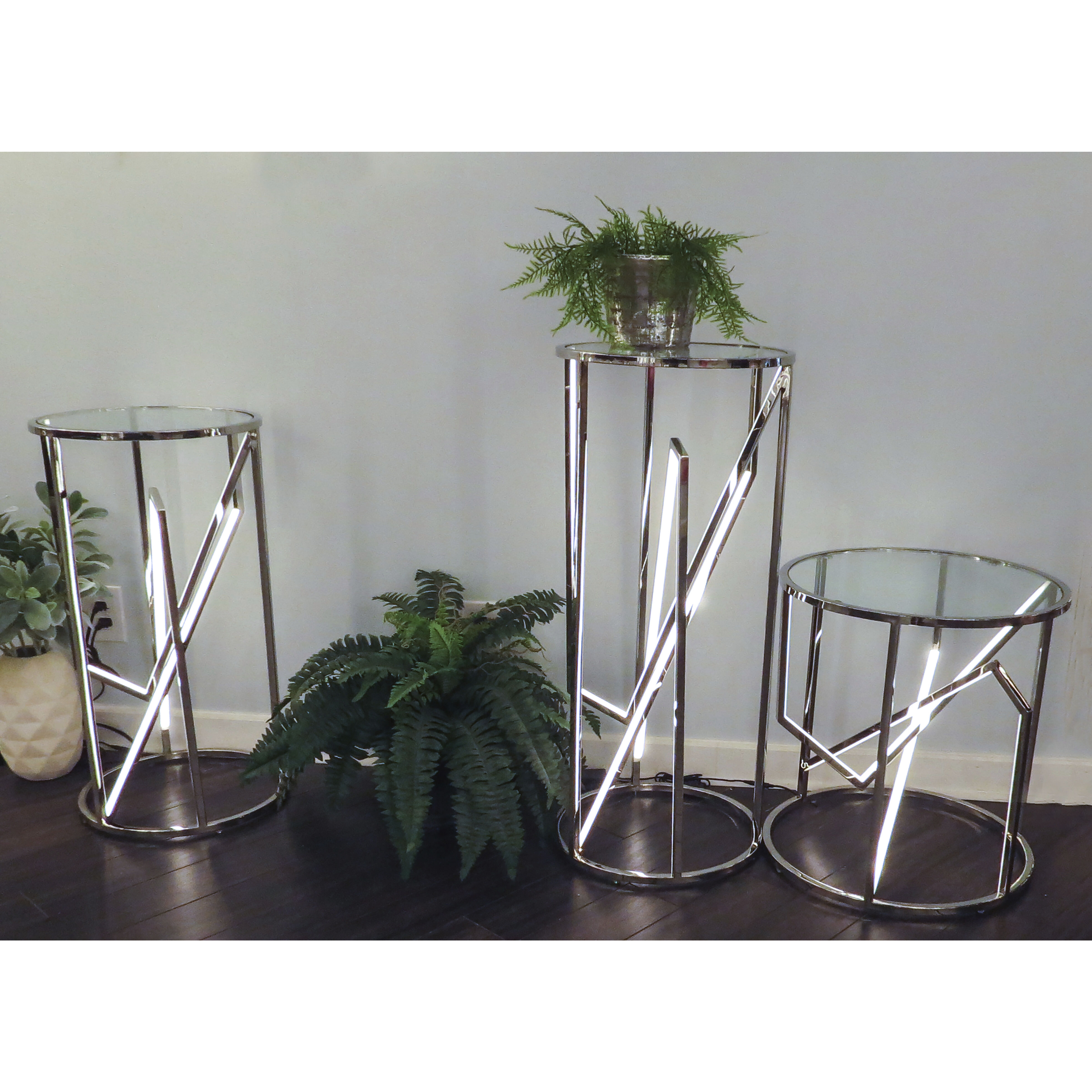 Trapezoid Accent Table
