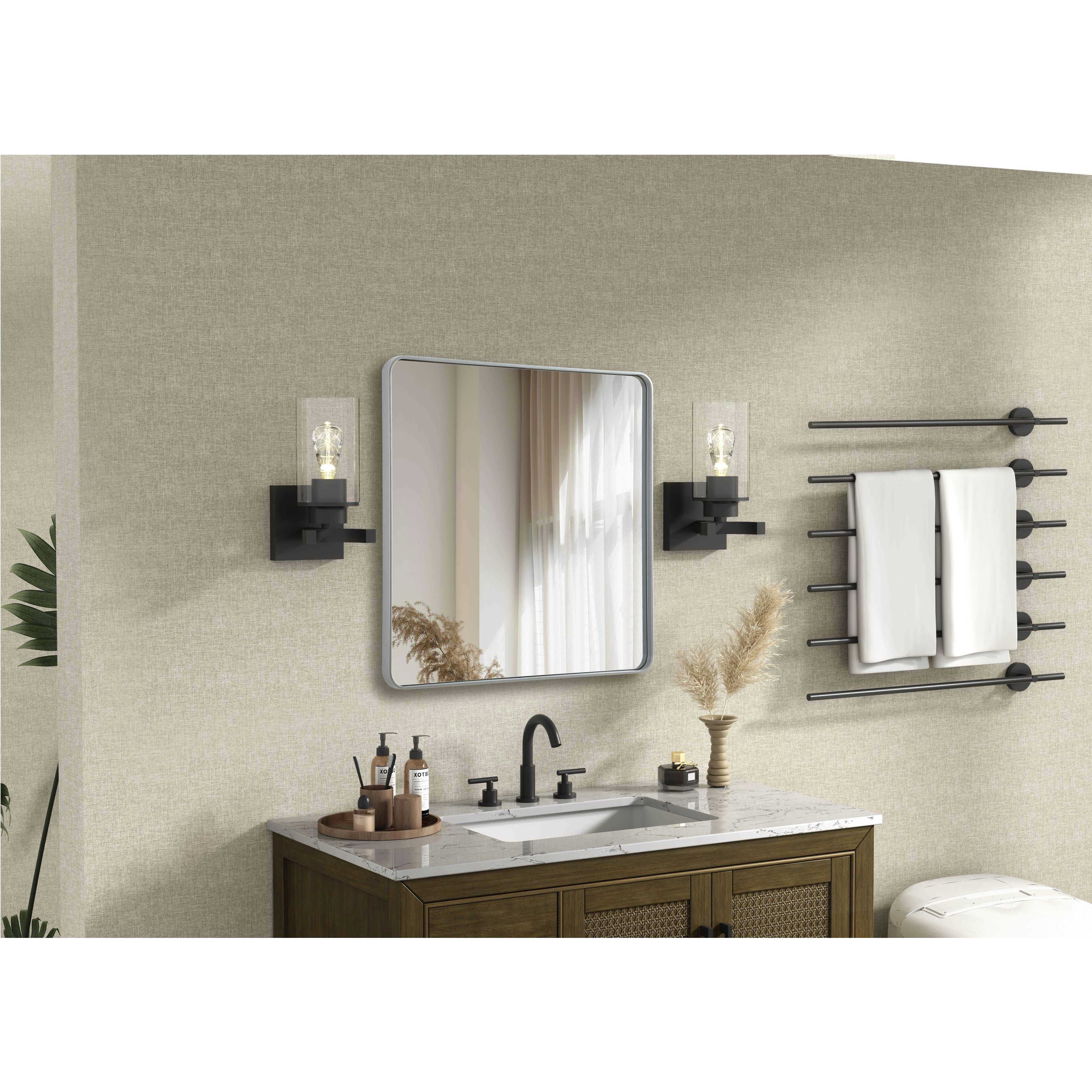 Remy 42 X 42 inch Silver Mirror