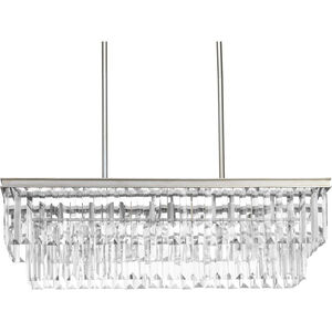 Palermo 4 Light 34 inch Silver Ridge Island Light Ceiling Light, Design Series