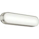 Daines LED 18.75 inch Brushed Nickel Bath Bar Wall Light