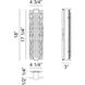 Niagara LED 5.1 inch Chrome Bath Vanity Light Wall Light