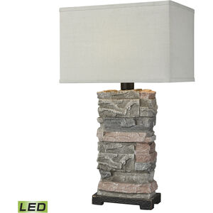 Terra Firma 30 inch 9.00 watt Stone Table Lamp Portable Light, Outdoor Lighting