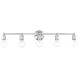 Lansdale 5 Light 34 inch Polished Chrome Vanity Sconce Wall Light