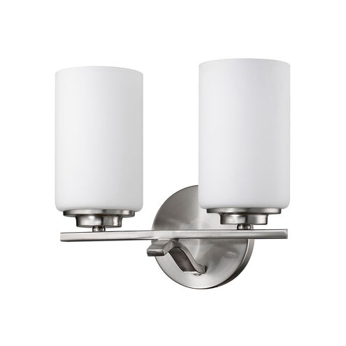 Poydras 2 Light 11 inch Satin Nickel Vanity Light Wall Light