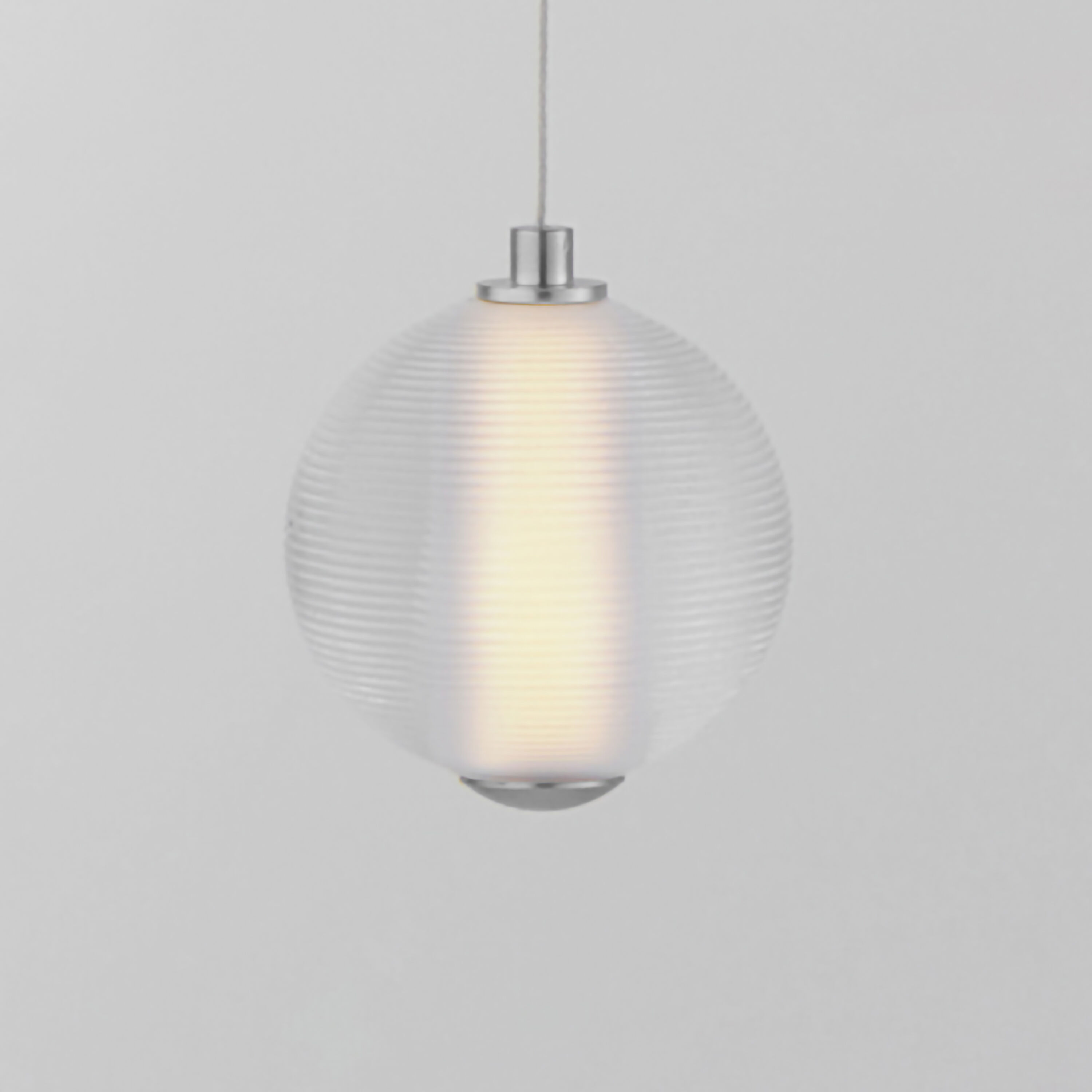 Rhythm LED 4.25 inch Polished Chrome Single Pendant Ceiling Light