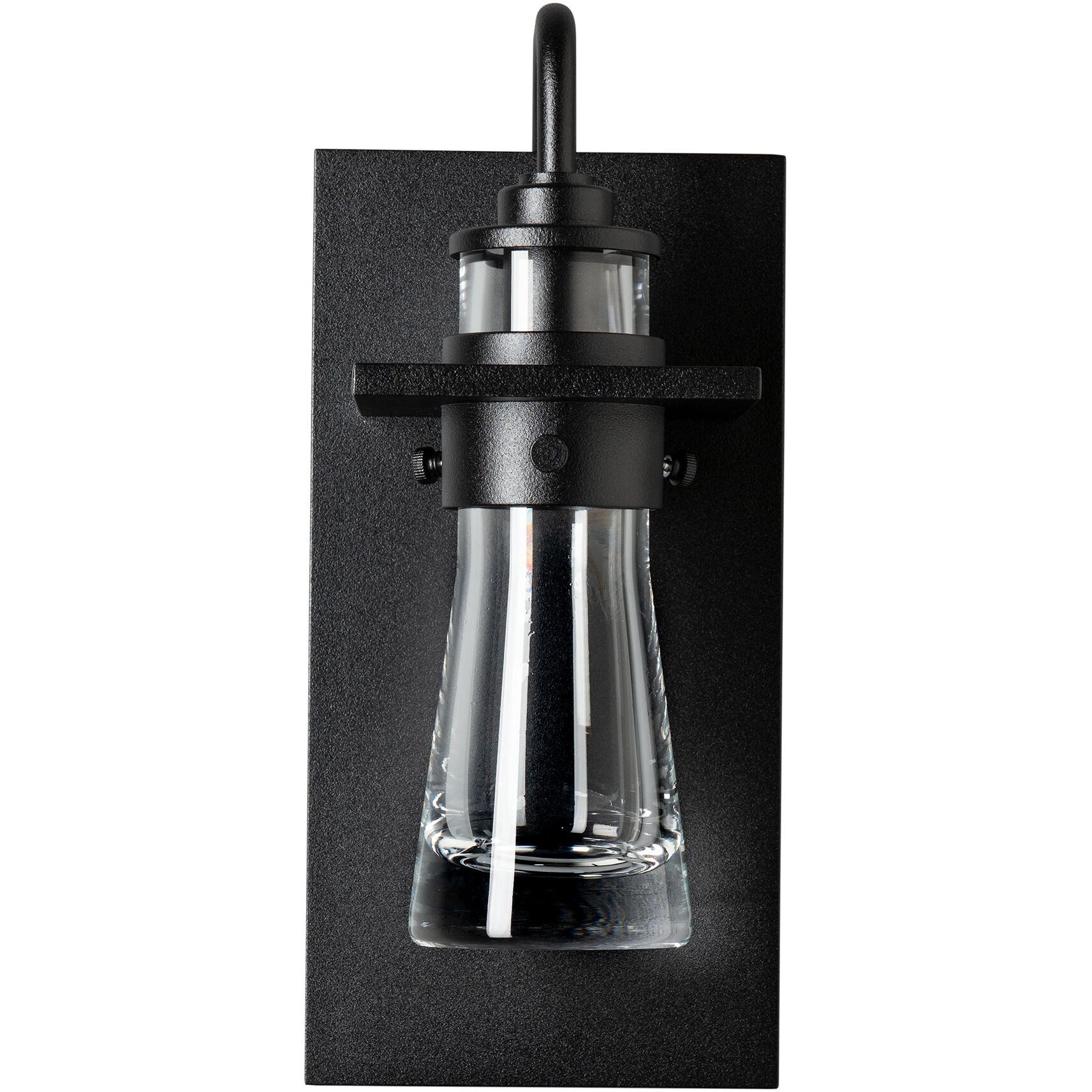 Erlenmeyer 1 Light 11.2 inch Coastal Black Outdoor Sconce, Medium
