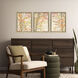 Autumnal Arbour Orange and Green and Gray and Pink Framed Art