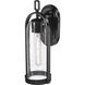 Luxio 1 Light 15.25 inch Powder Coated Black Outdoor Wall Sconce