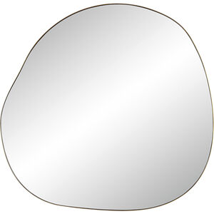 Peony 45 X 45 inch Burnished Brass Wall Mirror