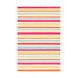 Maritime 36 X 24 inch Bright Pink/White/Lime/Burnt Orange/Teal/Saffron Outdoor Rug, Rectangle