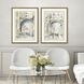 Watercolor Arches Neutral and Gray and Pink and Blue Framed Art