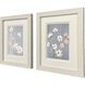 Garden Party Gray and Pink and Multi and White Framed Art, Propac