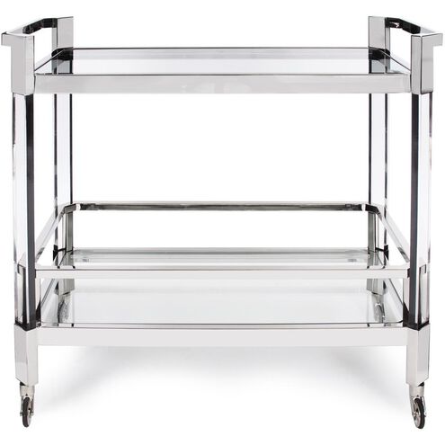 Carter Silver Bar Cart