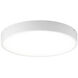 Plato LED 15 inch White Flush Mount Ceiling Light