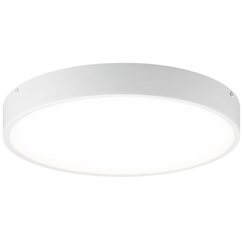 Plato LED 15 inch White Flush Mount Ceiling Light