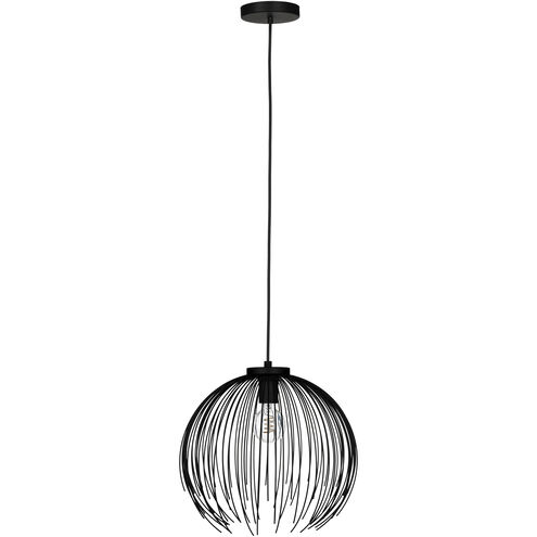 Venezuela 1 Light 15.35 inch Black Pendant Ceiling Light