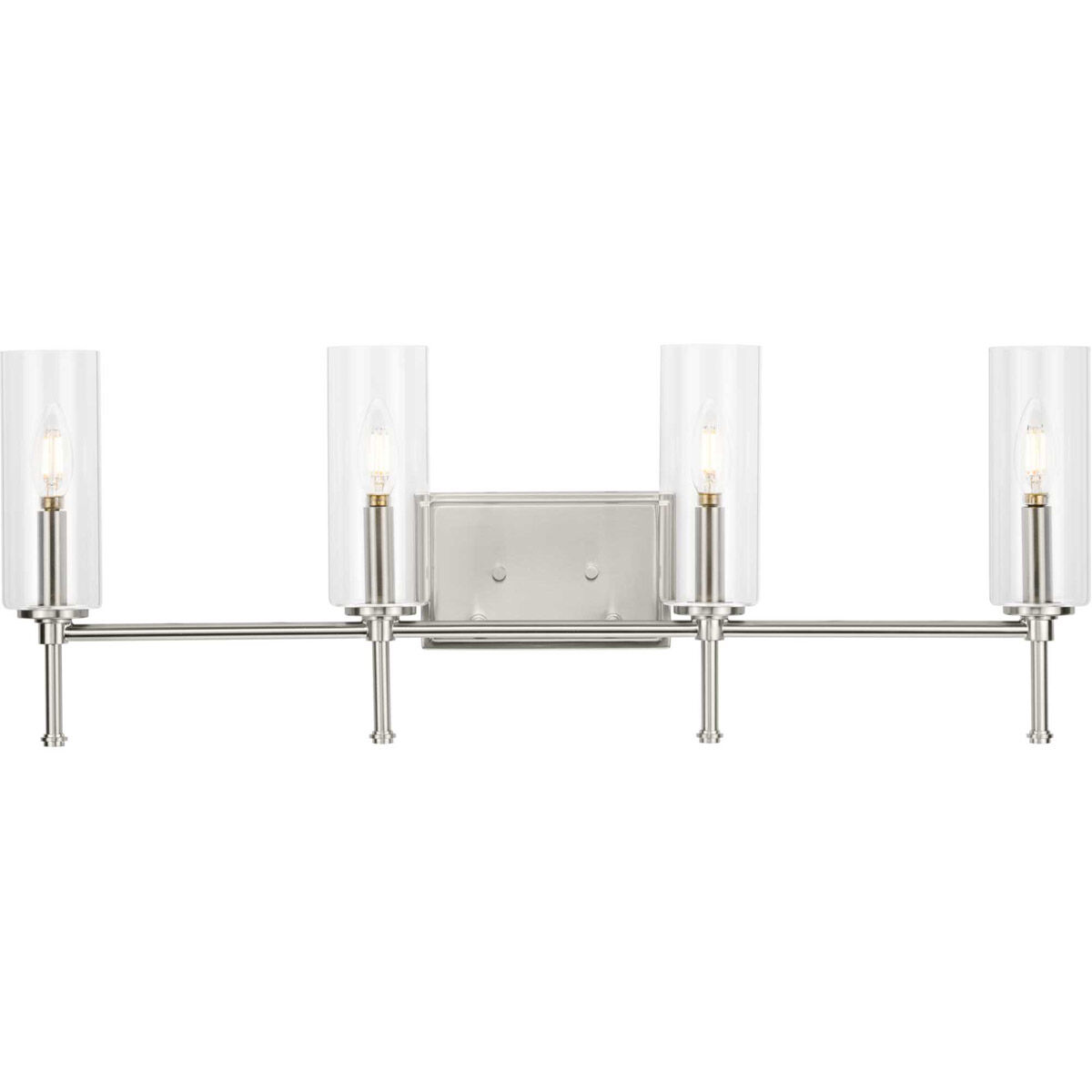 Elara 4 Light 32 inch Brushed Nickel Bath Vanity Wall Light