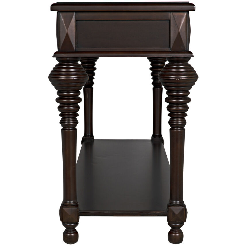 Colonial 72 X 20 inch Distressed Brown Sofa Table, Large