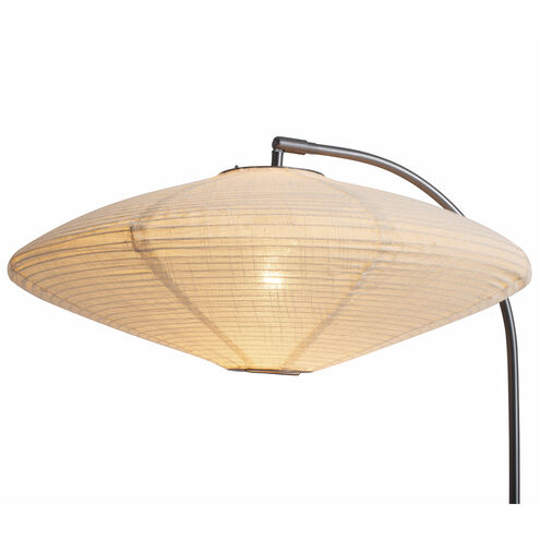 Roswell 63 inch 23.00 watt Matte Black Floor Lamp Portable Light