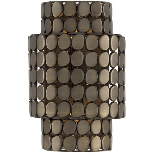 Eliana Sconce Wall Light in Dark Brass