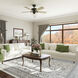 Crestfield 52 inch Noble Bronze with Bleached Grey Pine/Greyed Walnut Blades Ceiling Fan