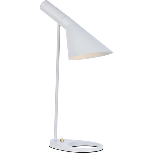 Juniper 20.3 inch 40 watt White Table Lamp Portable Light