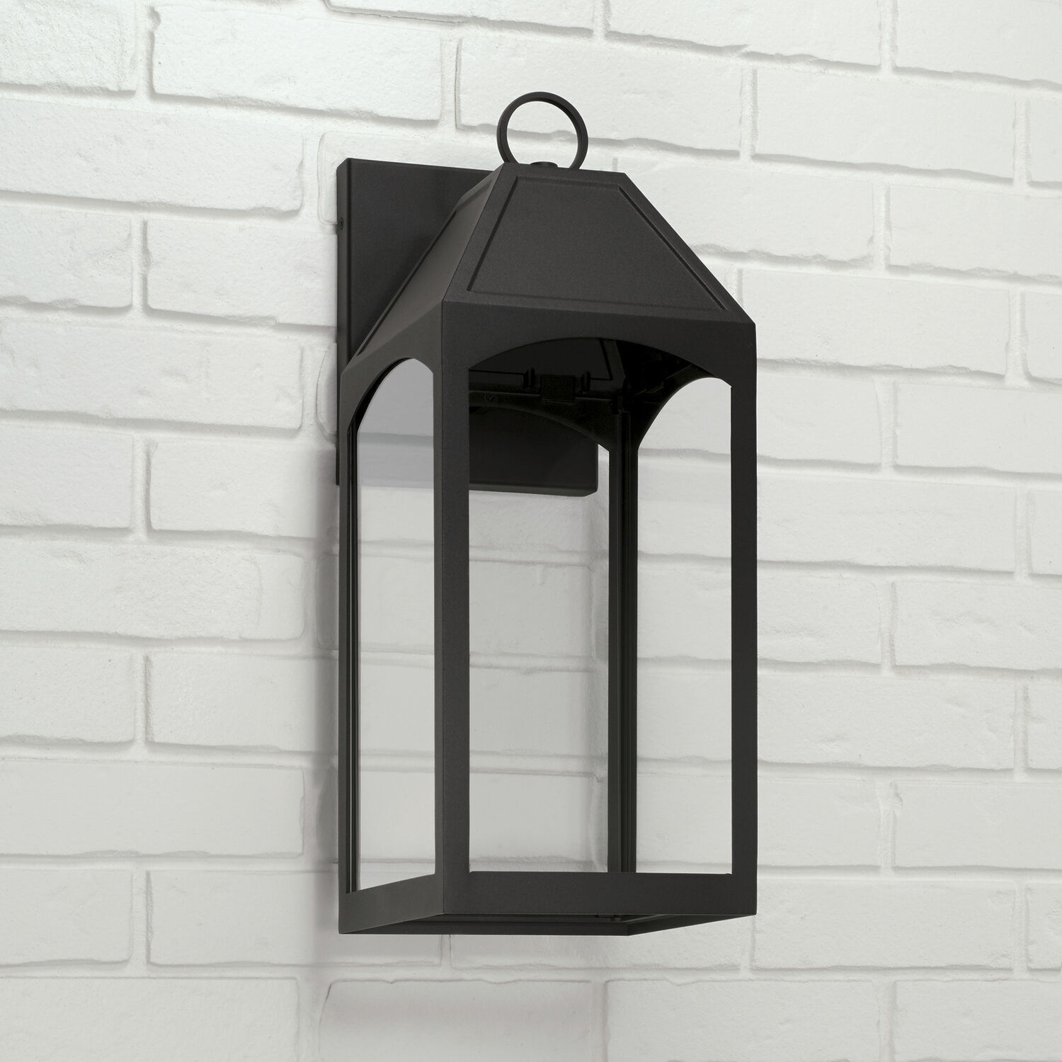 Burton LED 21 inch Black Outdoor Wall Lantern
