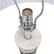 Contemporary 30.2 inch 40.00 watt White/Bronze Table Lamp Portable Light