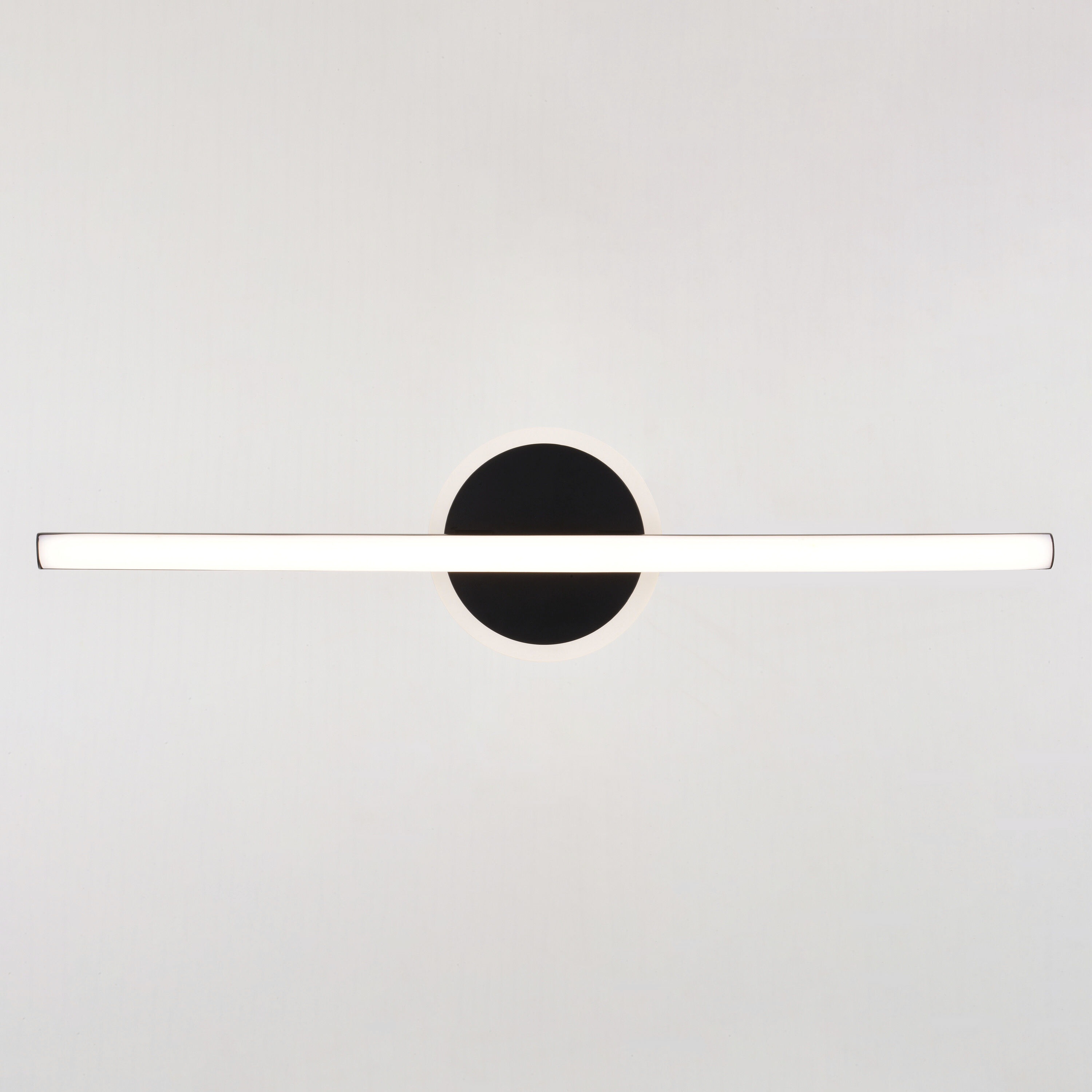 Whittier LED 23.75 inch Matte Black Bathroom Vanity Wall Light, Night Light