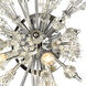 Starburst Sconce Wall Light in Polished Chrome