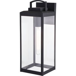 Kinzie LED 19 inch Textured Black Outdoor Wall