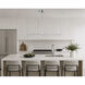 Dorian LED 34.75 inch Polished Chrome Linear Pendant Ceiling Light