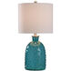 Signature 24 inch 100 watt Bright Blue Table Lamp Portable Light