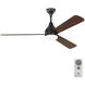 Streaming 60 inch Midnight Black Indoor/Outdoor Smart Ceiling Fan