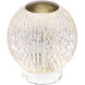 Marni 3.63 inch 1.50 watt Natural Brass Table Lamp Portable Light